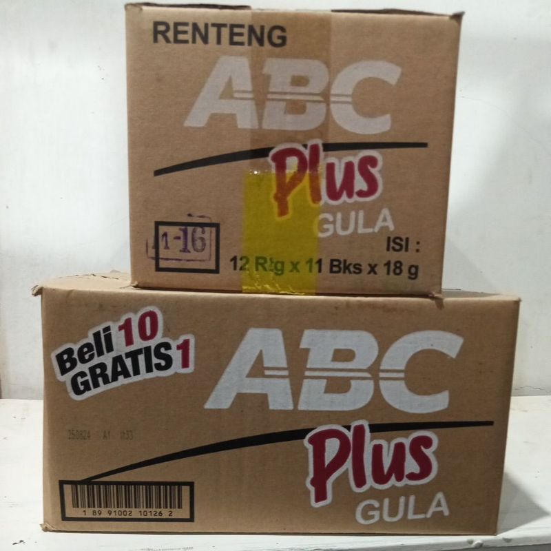 

KOPI ABC PLUS gula 1 DOS