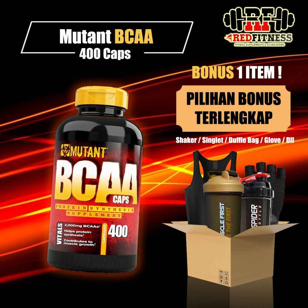 Mutant BCAA 400 Caps BPOM / 400 Capsule