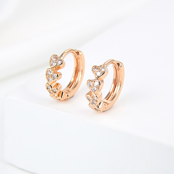 Seller Lavish Jewelry 159E COD Anting Titanium Wanita Emas Muda Anti Karat Dewasa Tusuk Korea Asli P