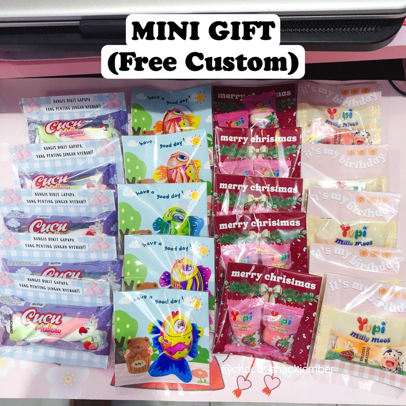 

Mini Gift Hampers [ Free Custom ]