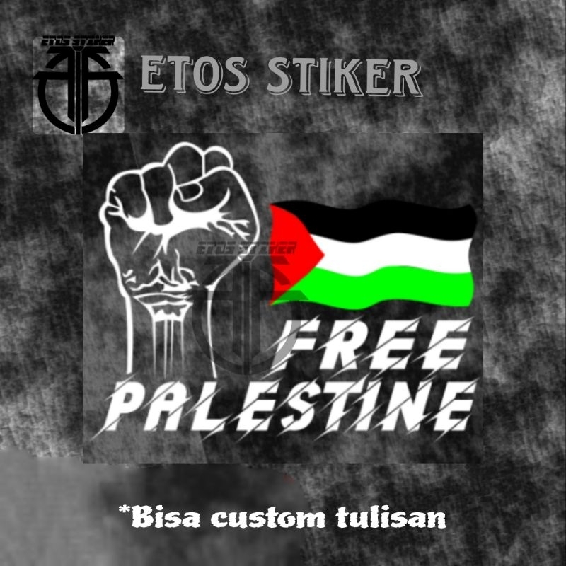 Stiket Palestina Cutting Sticker Bendera Palestina stiker motor mobil DLL