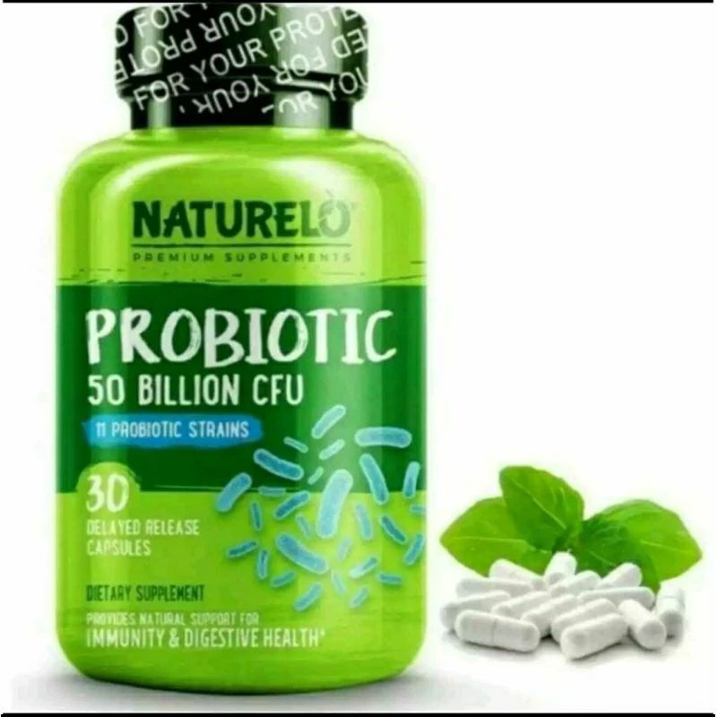 NATURELO PROBIOTIC 50 BILLION CFU 30 DELAYED RELEASE CALPSULE