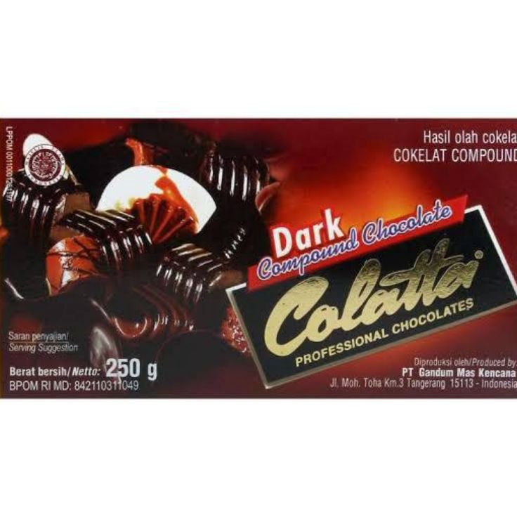 

Terbaru Collata Dark Compound Chocolate 250 Gram