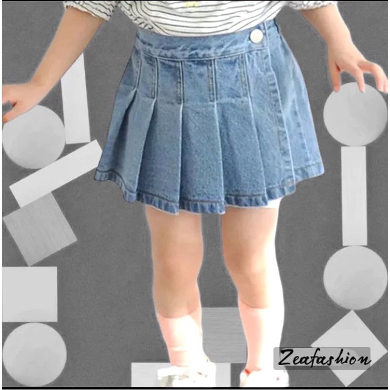 Rok Celana Rocela Rok jeans Pendek Anak Perempuan  ARABELA