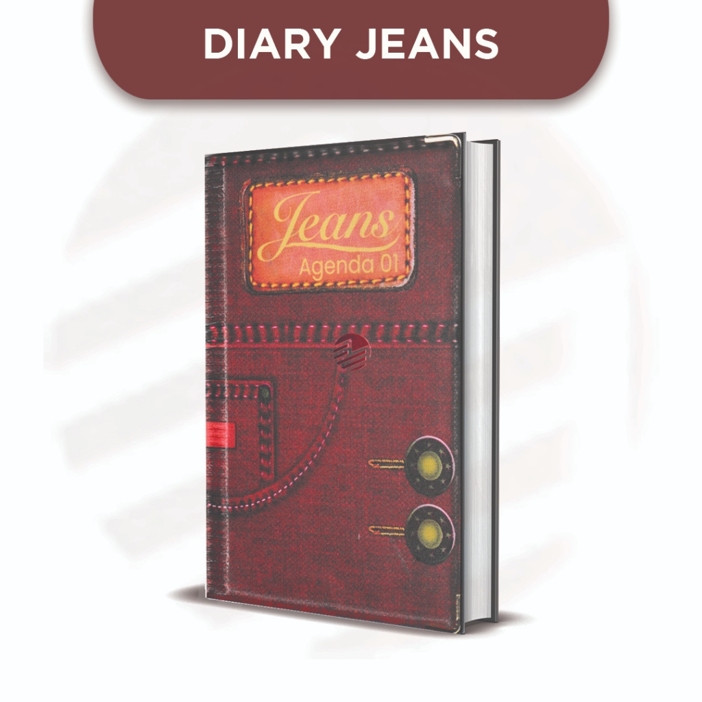 

Buku Diary Catatan Motif JEANS A5