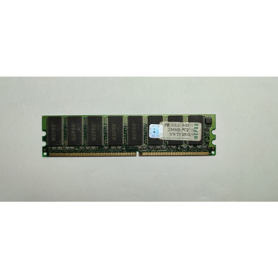 ET63 2MPC1LD-2 RAM MEMORY PC KOMPUTER MCPRO 256MB PC2700 DDR1