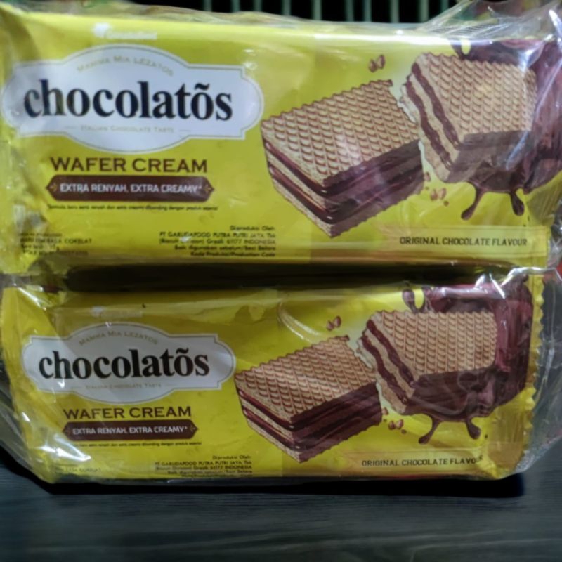 

chocolatos wafer serenteng isi 10pcs