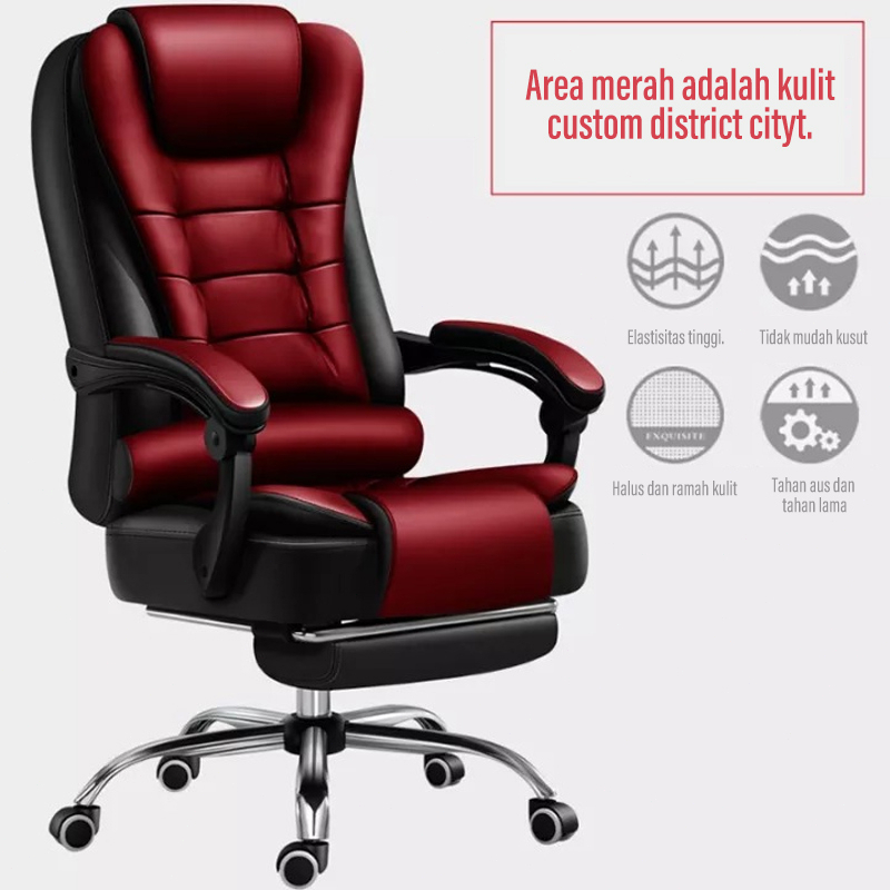 Kursi Komputer Kursi Putar Kursi Putar Sandaran Kaki Sandaran Kaki Kursi Bos Kursi Kantor Kursi Game