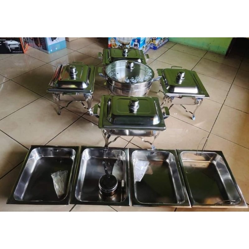 Set Wadah Prasmanan Stainless Supra