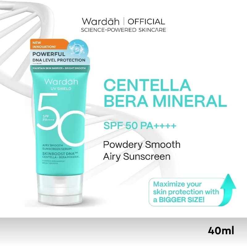Wardah UV Shield Airy Smooth Tabir Surya Serum SPF 50 PA++++ -40ml