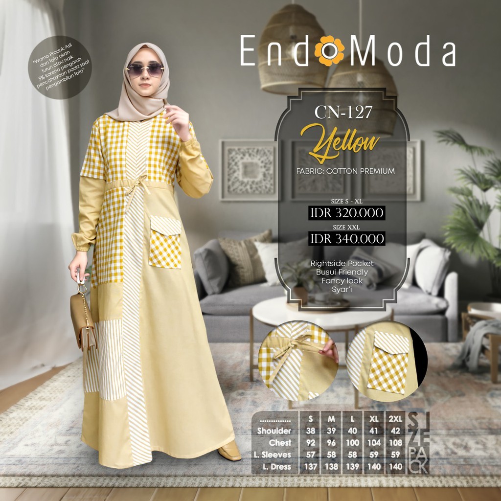 TERMURAH GAMIS ENDOMODA CN 127 DISKON