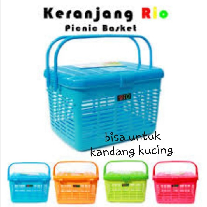 Kandang Kucing Anjing Ayam Pet Ukuran Kecil Pembelian 3pcs/ Keranjang Rio Picnik Buah MASPION