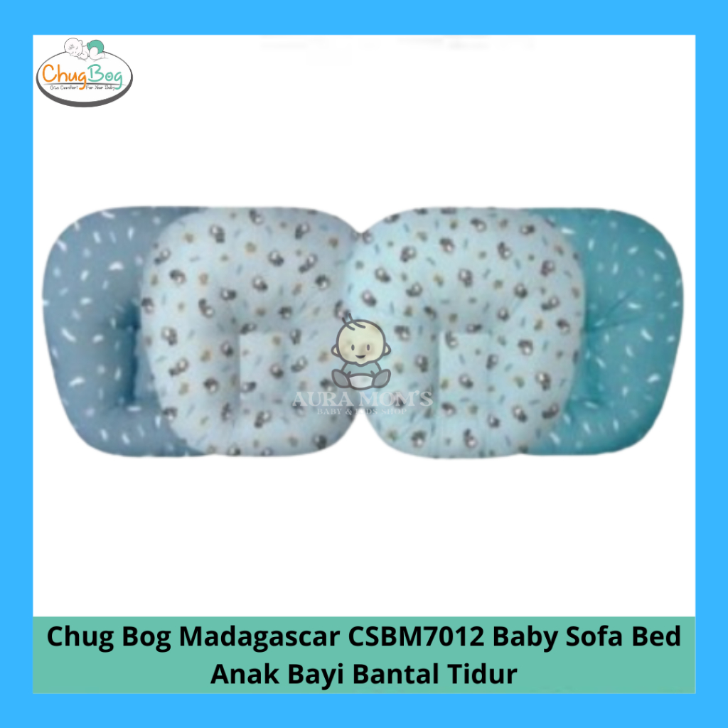 ChugBog - Madagascar CSBM7012 Baby Sofa Bed Anak Bayi Bantal Tidur