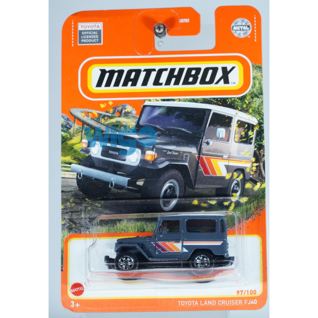 Matchbox Toyota Land Cruiser FJ40 abu-abu F 2022 Diecast