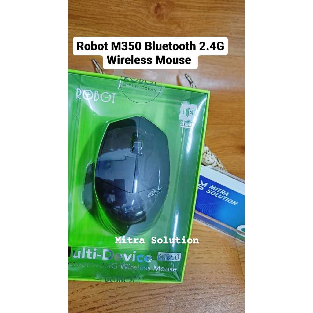 ROBOT WIRELESS BLUETOOTH MOUSE M350 BLACK