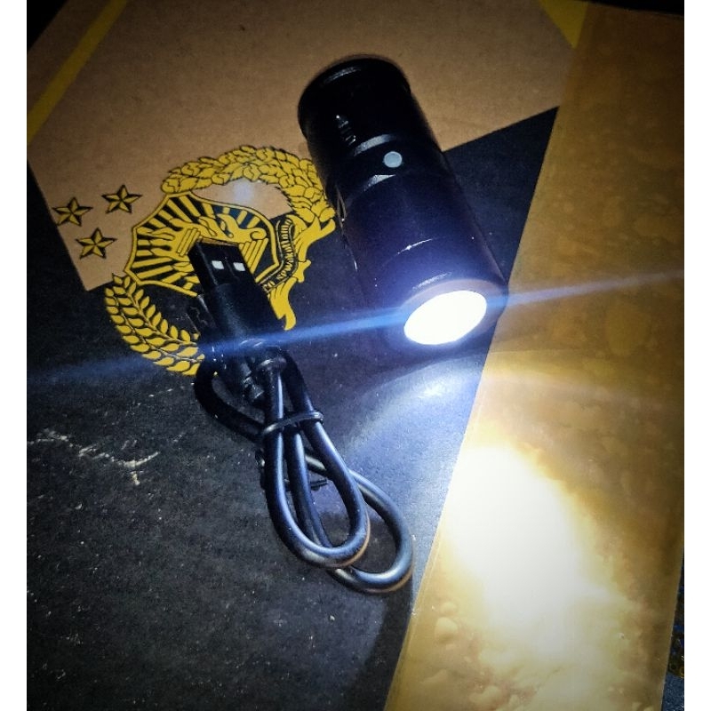 Senter mini senter baton tactical / mini flashlight polri