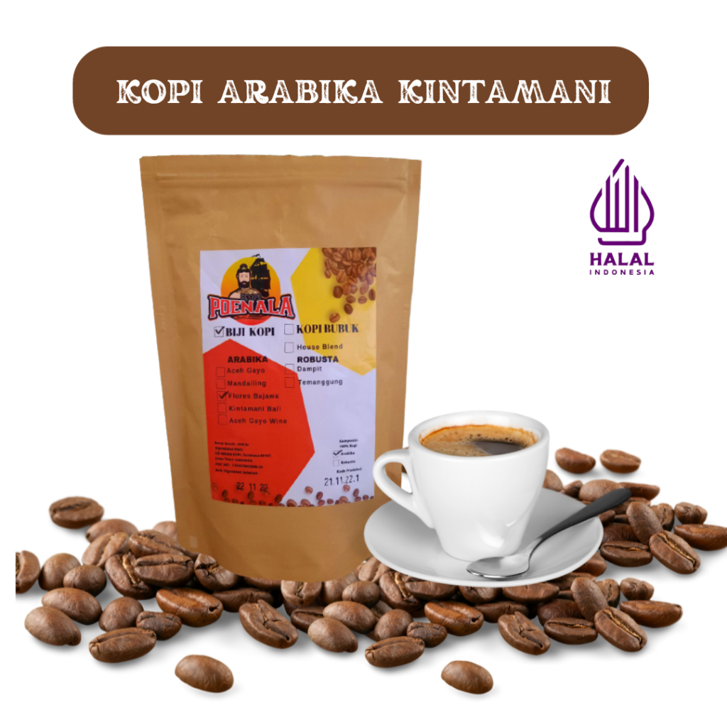 

BIJI KOPI BUBUK ARABIKA KINTAMANI NATURAL ESPRESSO KOPI HITAM KOPI SUSU MANUAL BREW SINGLE ORIGIN