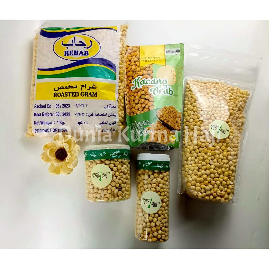 

Kacang Arab Chickpeas Matang Original | Cemilan Gurih Arab