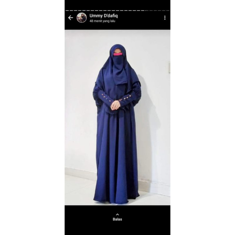 kaftan one set pashmina