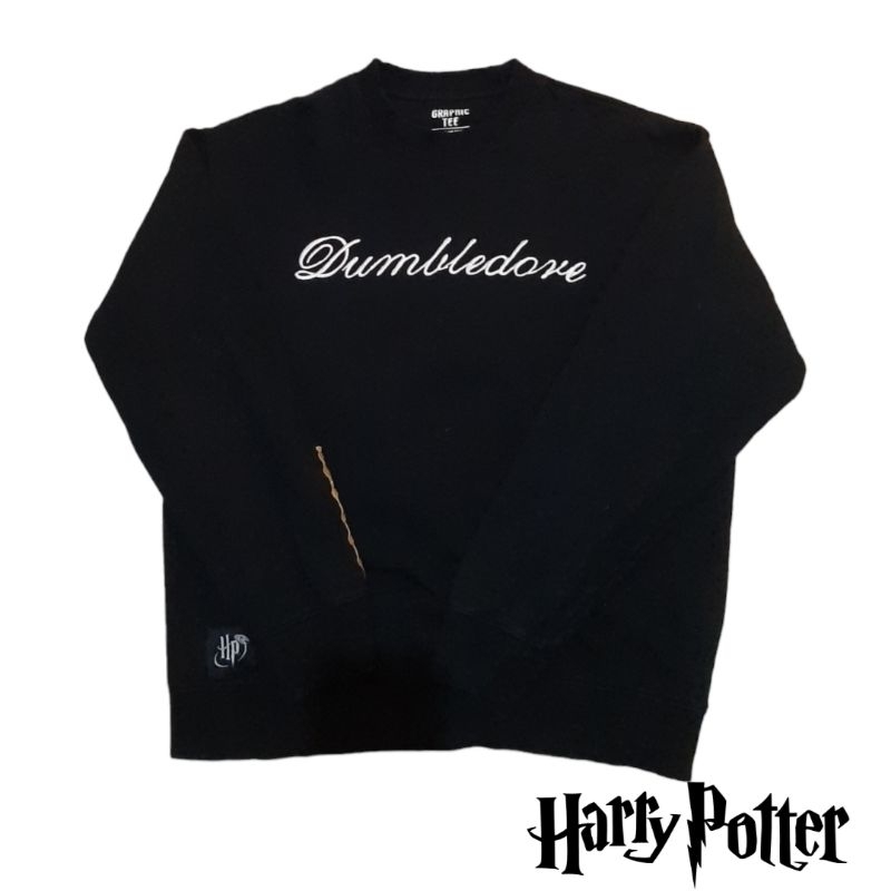 Crewneck Harry Potter Dumbledore Hitam Second