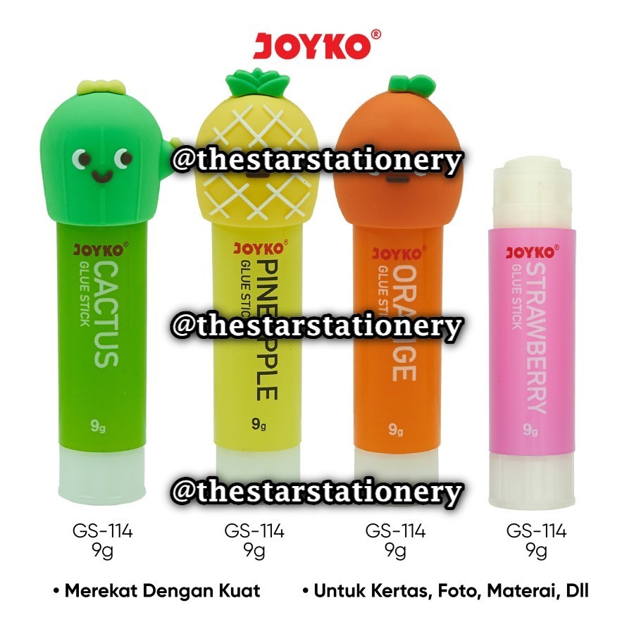 

(1 Biji) GROSIR Glue Stick Joyko GS-114 9 Gram / Lem Kertas Batang Joyko GS-114 (1 Biji)