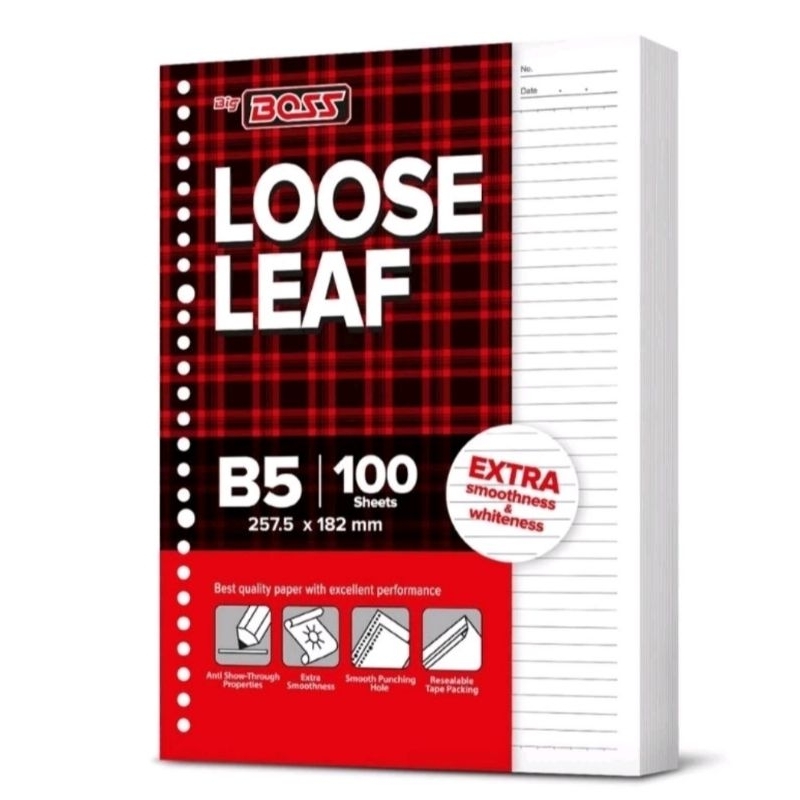 

LOOS LEAF B5 isi 100