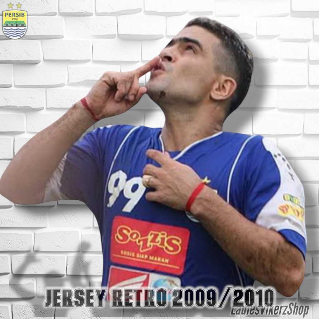 Jrsey persib 2009 retro bs request nama sendiri