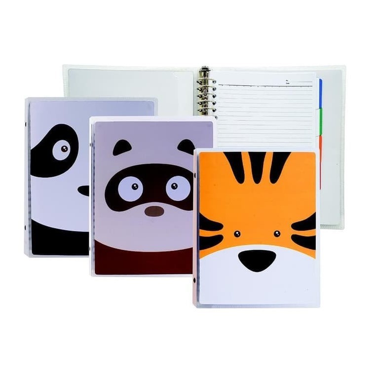 

BUKU BINDER NOTE / MAP BINDER FILE B5 26 RING - JOYKO ANIMAL FACE