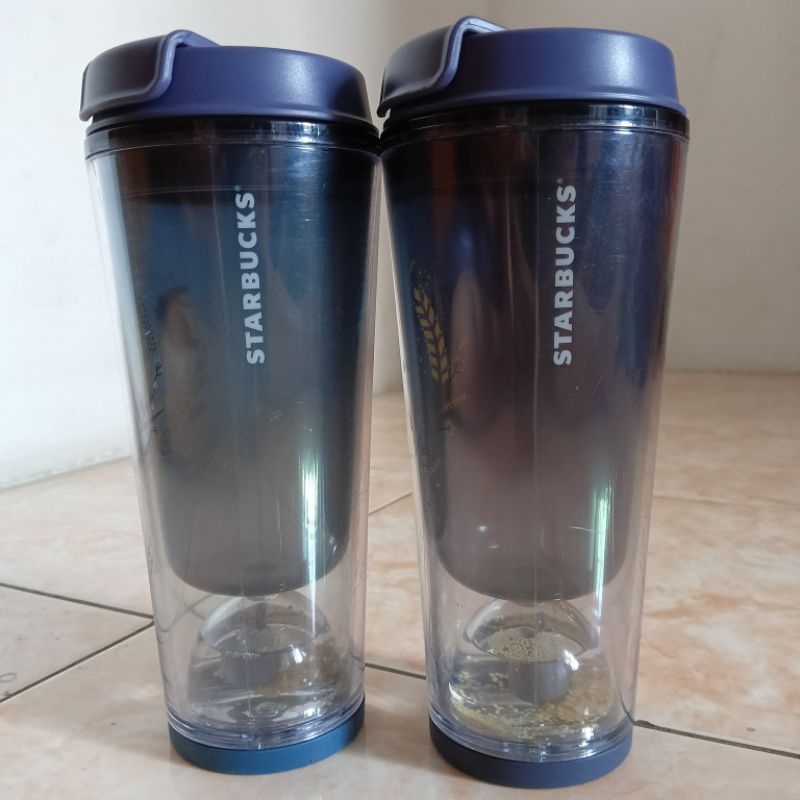 Preloved Tumbler Starbucks Kelinci Rabbit Original Second Bekas Blue Biru