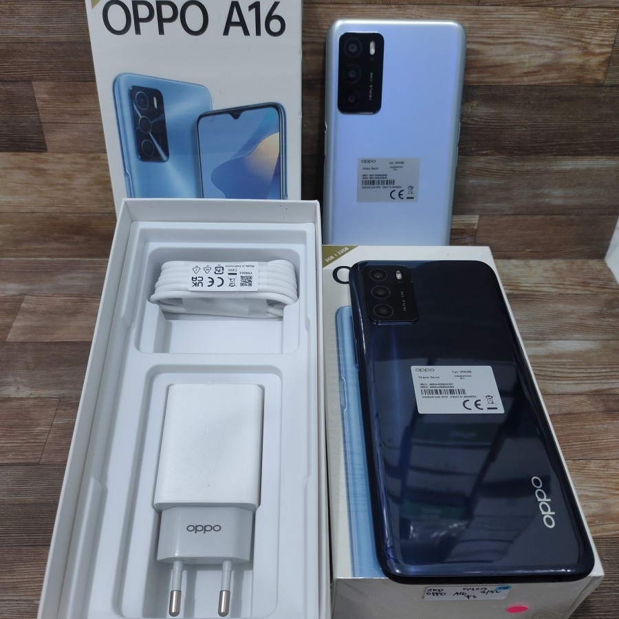OPPO A16 4/64gb Second Fullset