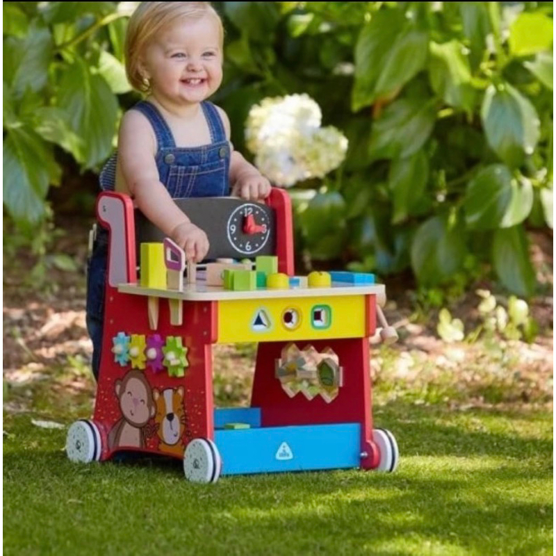 elc wooden activity workbench