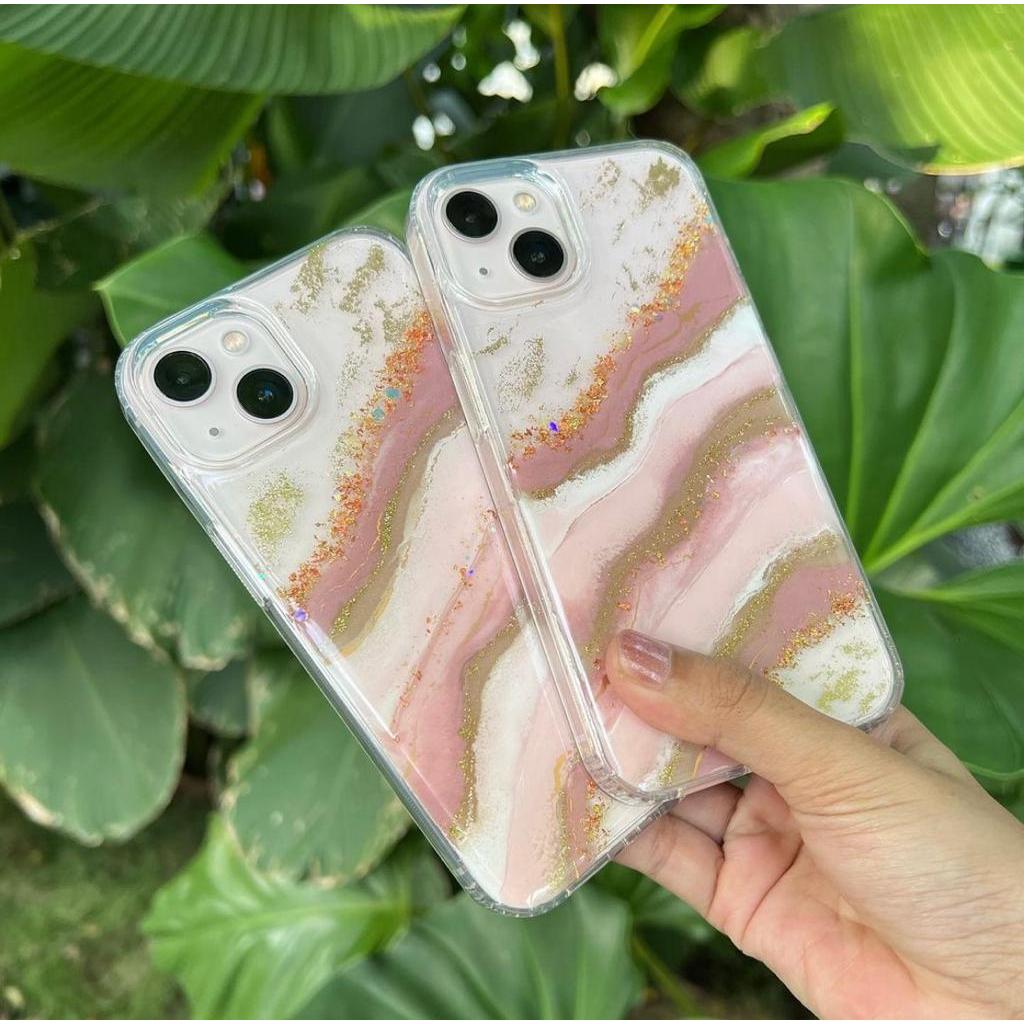 Marble Resin Phone Case - Custom Warna (PO)