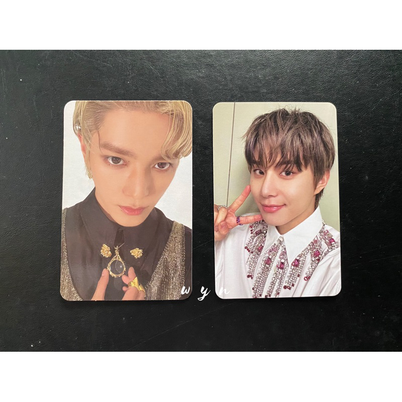 NCT 127 Fact Check Album Photocard Taeyong Jungwoo pc