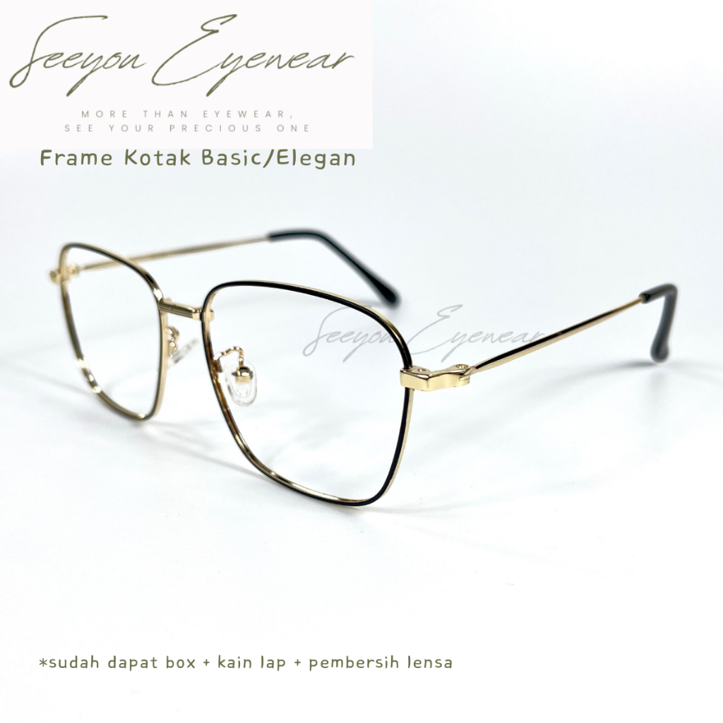 Seeyu eyewear / 20240 / Kacamata Photocromic Wanita/Kacamata Photocromic Minus/Frame Photocromic Bul