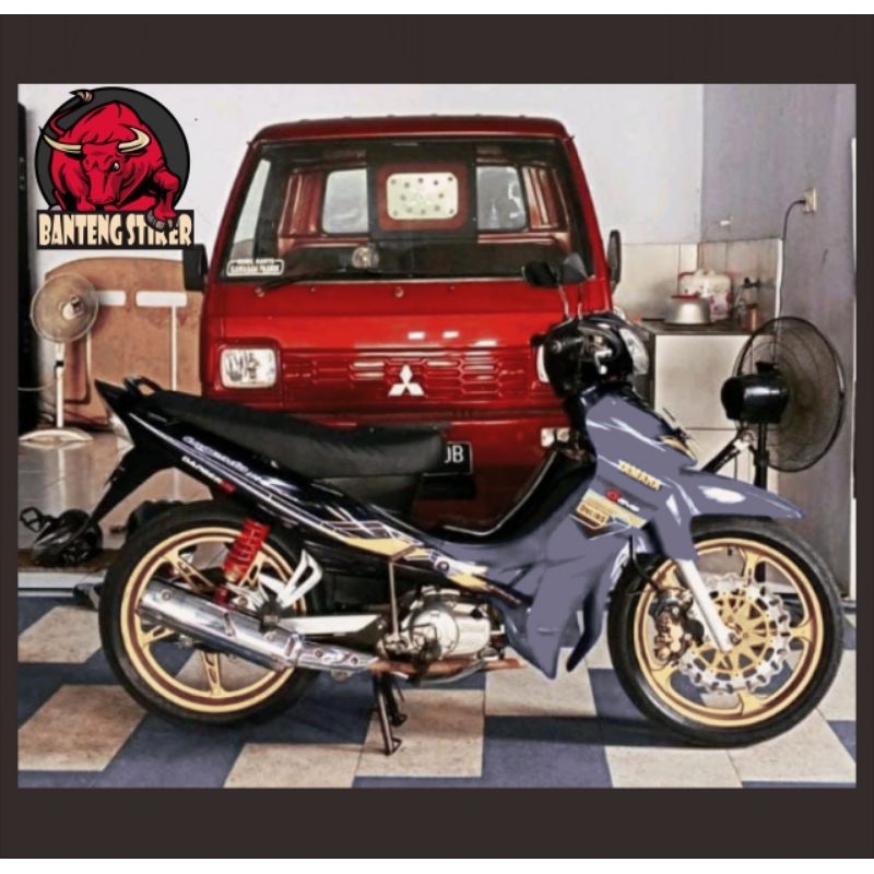 Lis/Striping variasi Jupiter z Burhan motif Legenda Z