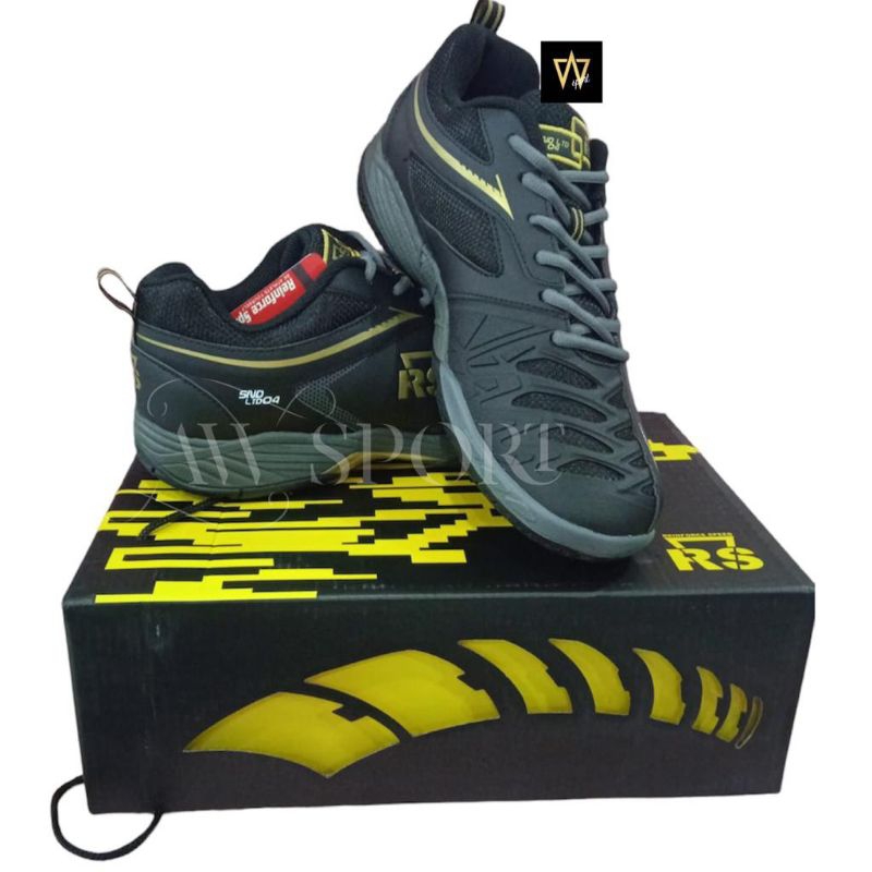 Sepatu Badminton RS SND LTD 04 Hitam / Sepatu Bulutangkis Original