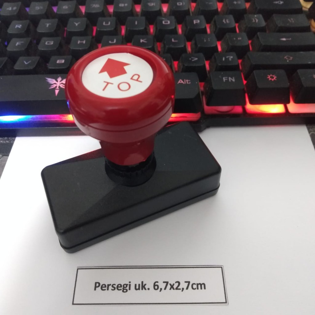 

STEMPEL CUSTOM (6,7 x 2,7 CM),Perusahaan, logo, nama tandatangan, lunas stample flash stemple praktis, stampel onlineshop