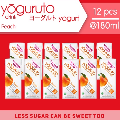 

Paling Popular Yogurt Heavenly Blush Yoguruto Peach [12Px180ml] Ready Stock