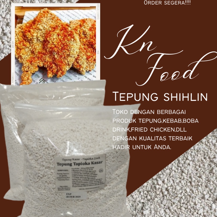 

Diskon Promo Tepung kasar / Tepung taiwan crispy chicken shihlin - 1kg Ready