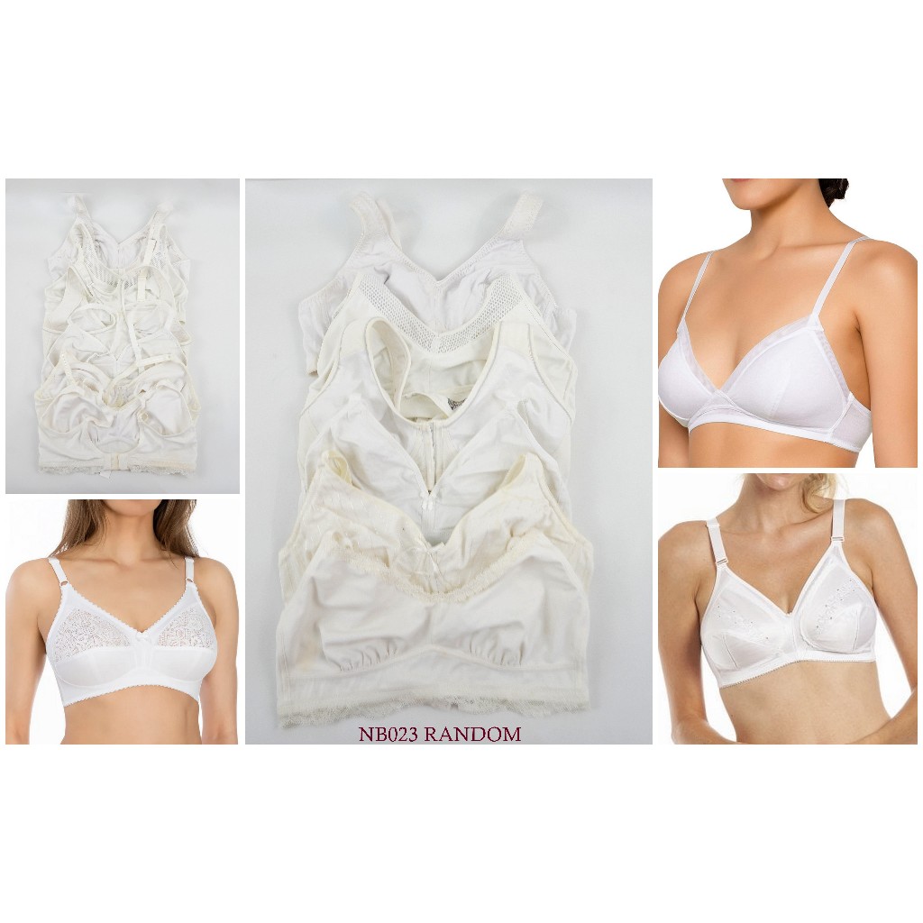 Bra Wanita / Pakaian Dalam Tanpa Kawat Tanpa Busa Big Size 42B 46DD 48DD Non Padded Wireless Bra Exp