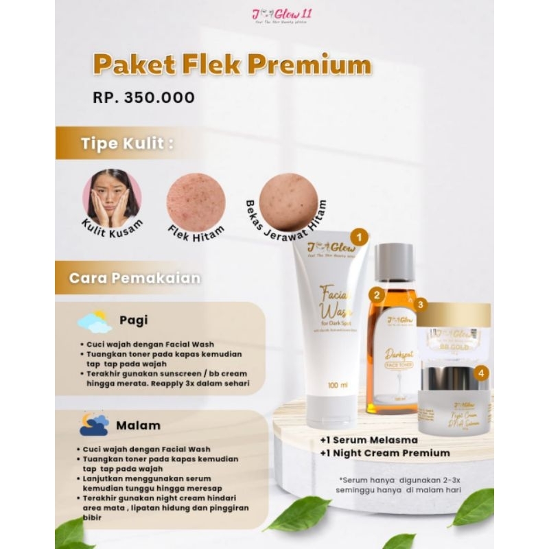 JGLOW PAKET FLEK PREMIUM