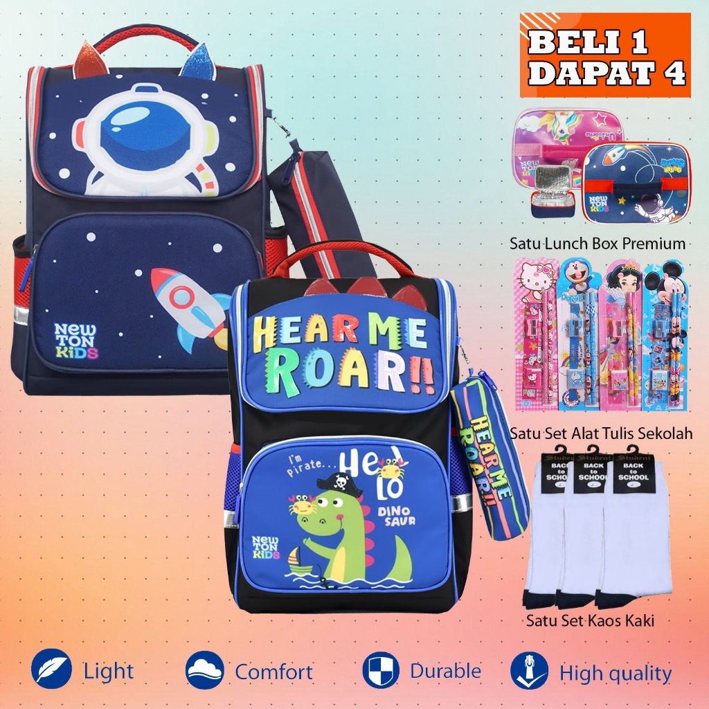 ✨BIG SALE✨ Newtonkids - Tas Ransel Susun Anak Terbaru/Tas Ransel Sekolah SD/Tas Newton Kids/Tas Rans