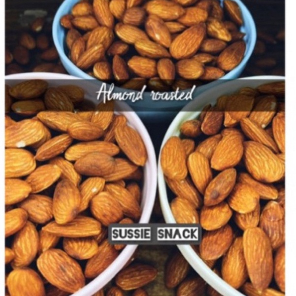 

Murah ALMOND KUPAS PANGGANG PREMIUM 1 KG Ready