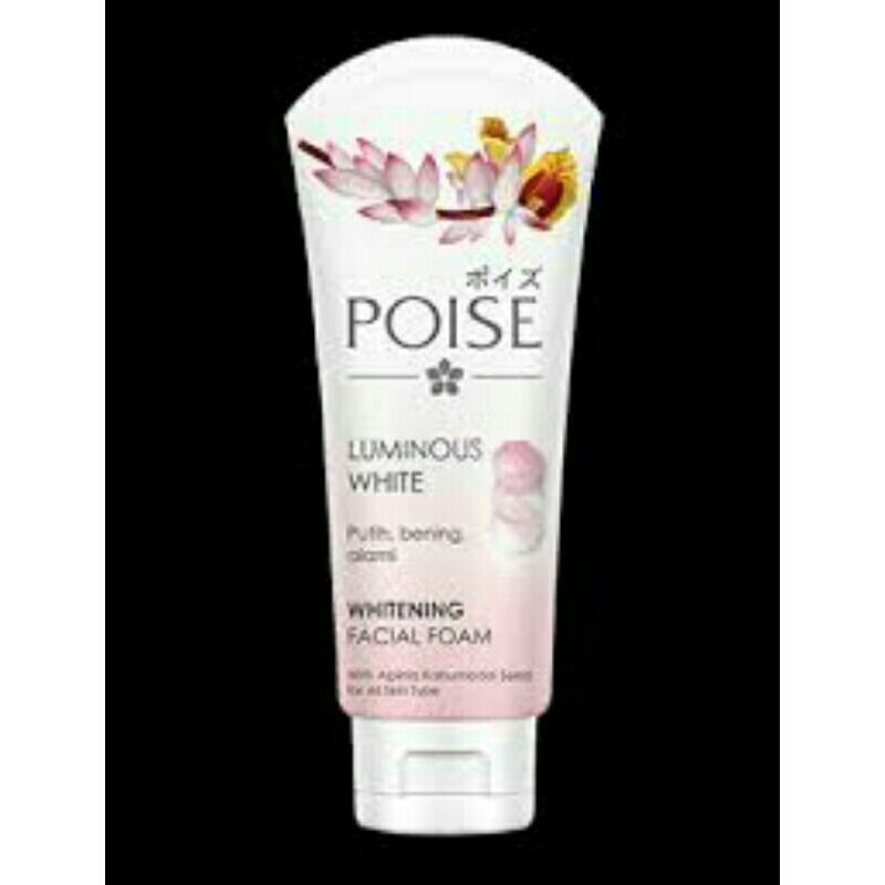 POISE luminous white facial foam
