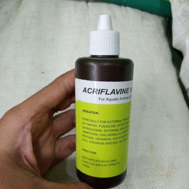 Acriflavine 100 ml acriflavine hcl bpc obat ikan