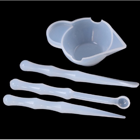 Cetakan Resin Mangkok Pengaduk Bahan Silikon Untuk Membuat Perhiasan Handmade Mangkuk Wadah Silicone