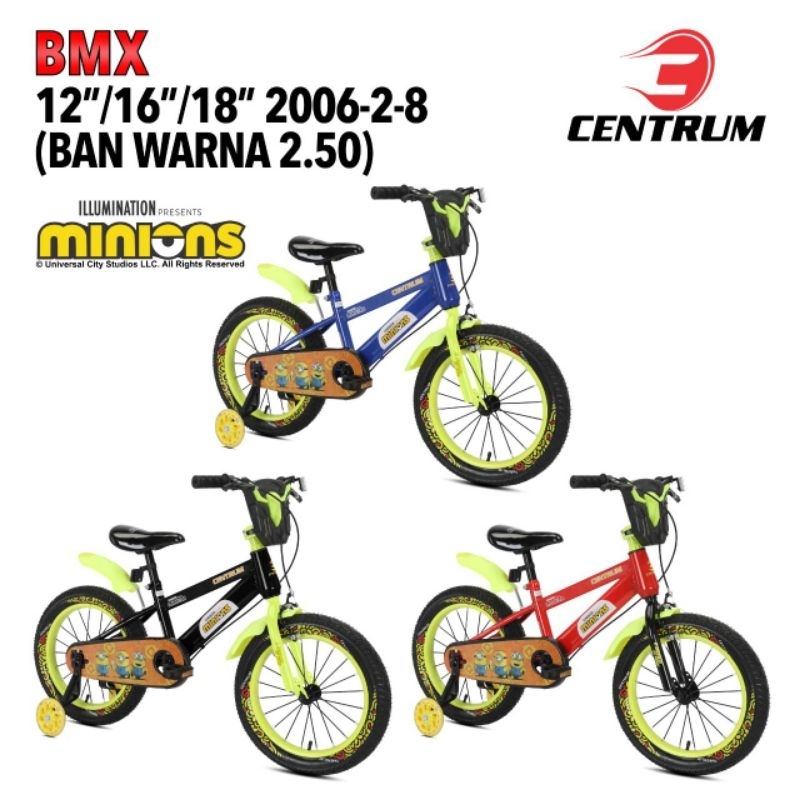 Sepeda Anak Laki BMX 12 16 18 CENTRUM MINION 2006-2-8
