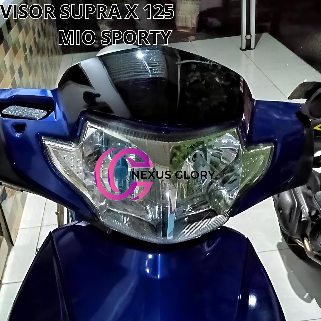 VISOR SUPRA X125 LAMA DAN MIO SPORTY WINDSHIELD MOTOR SUPRA PISOR MIO SPORTI AKSESORIS KACA DEPAN SU