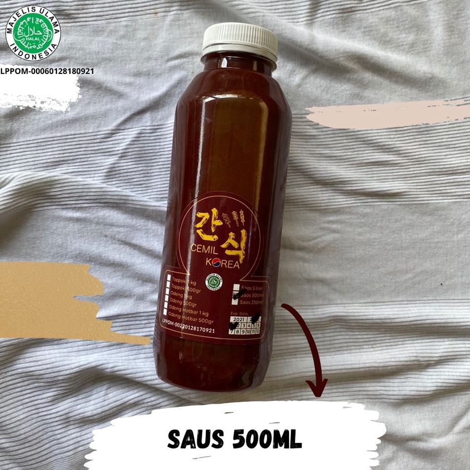 

#Sale Saus Topokki khas Cemil Korea isi 500 ml Terbaru