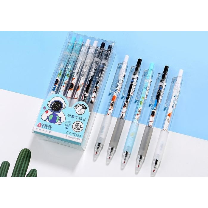 

Pulpen Gel Pen Extra Fine Ujung Lancip 0.5 mm Cetrek Gambar Karakter